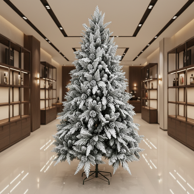 GLEIS Artificial Fir, 180 cm, 790 tips, Metal Support, Green
