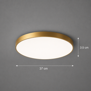 SOLIS LED ceiling light 37cm 33W Cold Light Gold