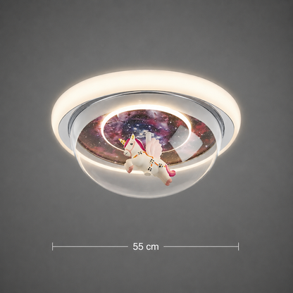 UNICORN LED chandelier, 60W, 50cm, Cold/Warm/Neutral light, Pink