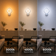 Akila LED Wall Lamp, 12W, White, Cold/Warm/Neutral Light 