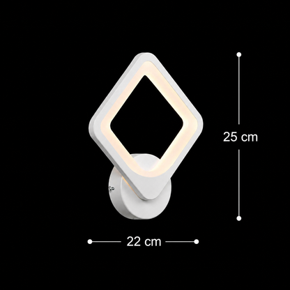 Akila LED Wall Lamp, 12W, White, Cold/Warm/Neutral Light 
