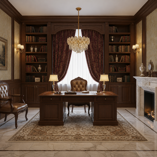 Crystal Chandelier FLEUR Nobile 5xE14, Diameter 40cm, Height 30cm, Shiny Gold, Adjustable Height, Elegant Design