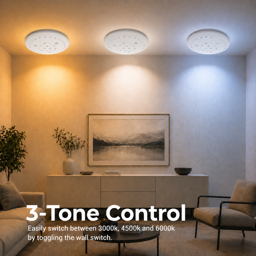 LED ceiling light Casey 30W White 