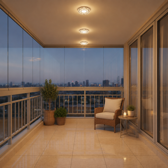 ORBITA LED Spot, 5W, Round, Cold/Warm Light, Antique Bronze, Resin and Glass LED Spot Default Title Alessandro Design