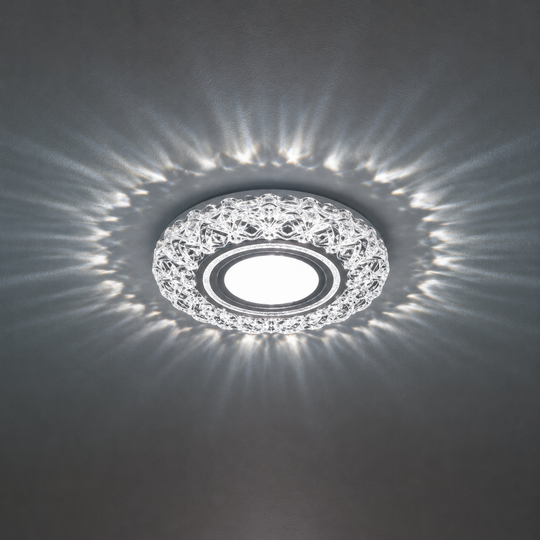 ORBITA LED Spot, 5W, Round, Cold Light + RGB, White, Resin and Glass LED Spot Default Title Alessandro Design