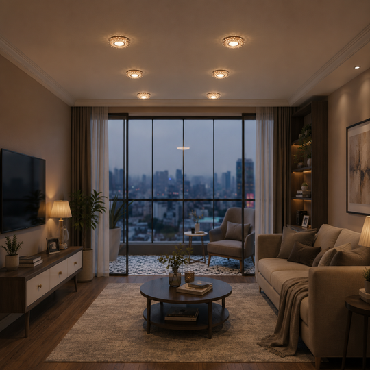 ORBITA LED Spot, 5W, Round, Cold / Warm Light, Antique Bronze, Resin and Glass LED Spot Default Title Alessandro Design