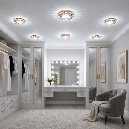 ORBITA LED Spot, 5W, Round, Cold / Warm Light, Antique Bronze, Resin and Glass LED Spot Default Title Alessandro Design