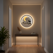 Aplica LED NOCTRA, 44W, Lumina Calda/Neutra/Rece, Negru