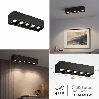 Alethea 24W RGB Outdoor LED Linear Floodlight Silver