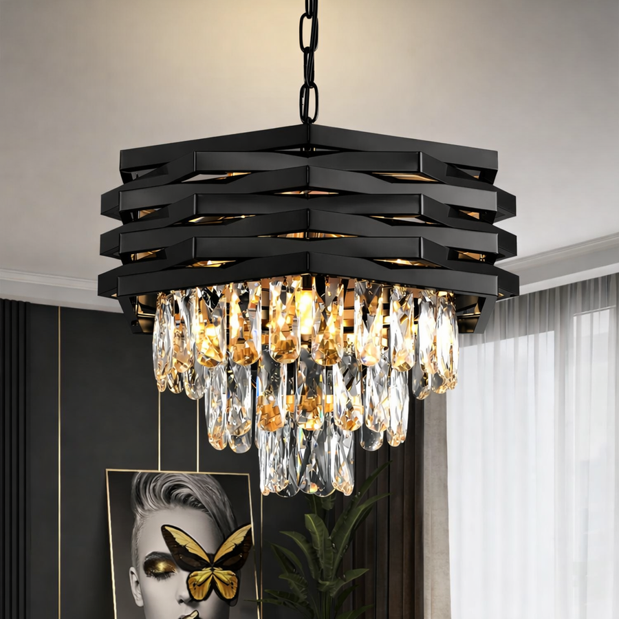 Kaison Crystal Chandelier 16xE14 Gold 