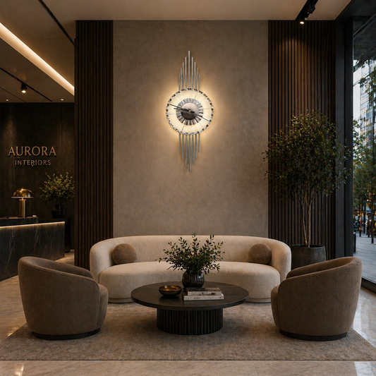 Aplica LED Decorativa HARMONY 65x25cm Lumina Rece/Neutra/Calda Crom Aplice de Interior Default Title Alessandro Design