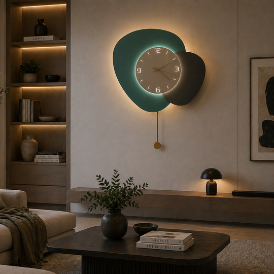 Decorative LED wall lamp DUOS Ø50cm Cool/Neutral/Warm Green Indoor wall lamps Default Title Alessandro Design