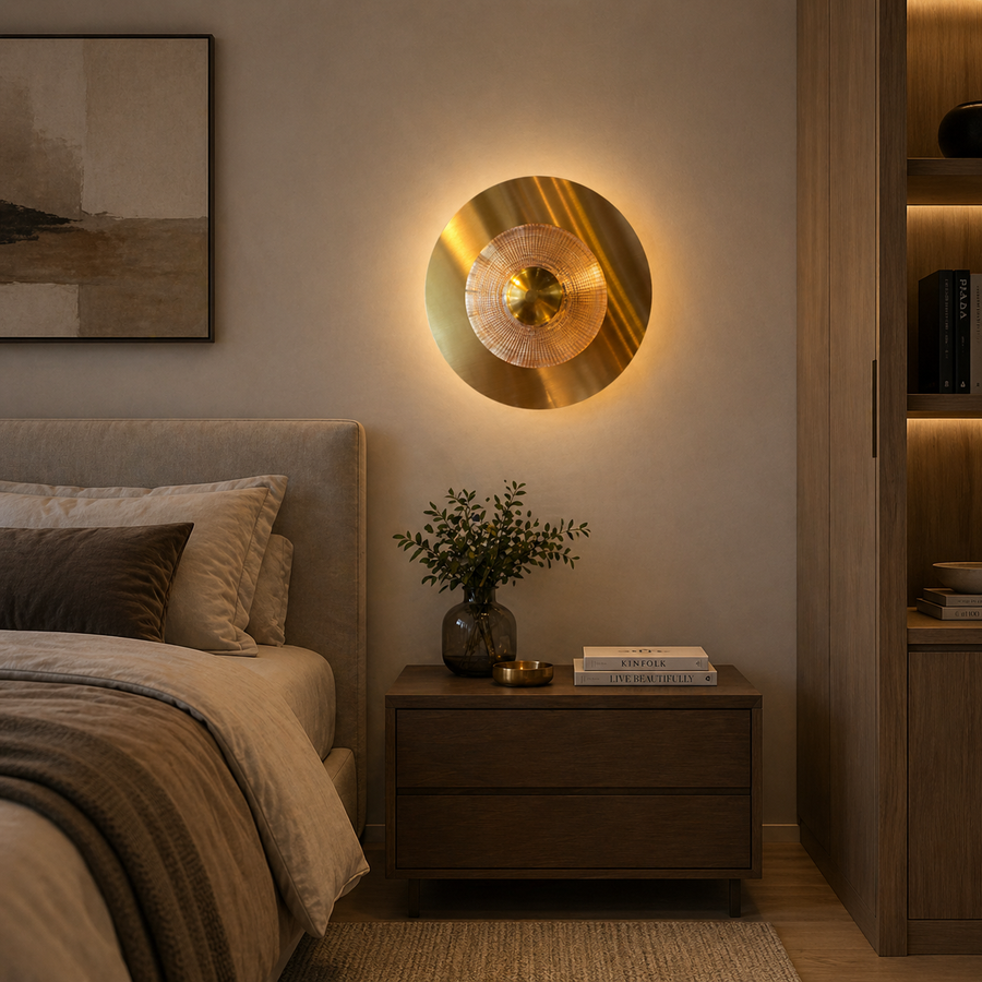 Luna Decorative LED Wall Light 83W Diameter 120CM Cold/Neutral/Warm Light Black