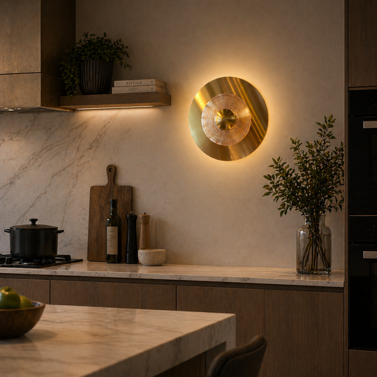 DOME Decorative LED Wall Light Cool/Neutral/Warm Gold Indoor wall lights Default Title Alessandro Design