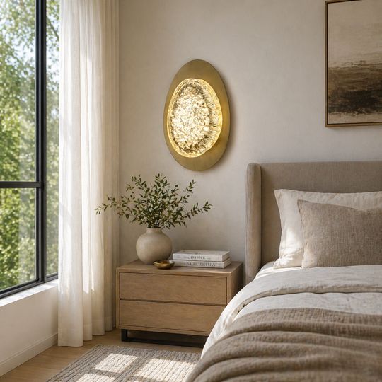 GEM Decorative LED Wall Light Cool/Neutral/Warm Golden Indoor wall lights Default Title Alessandro Design