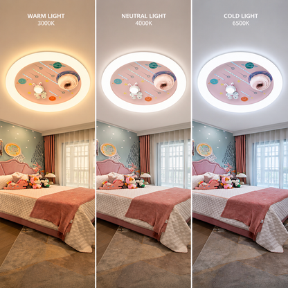 LED chandelier CONSTELATION 49W, Diameter 49cm, Cold/Warm/Neutral light, White Blue
