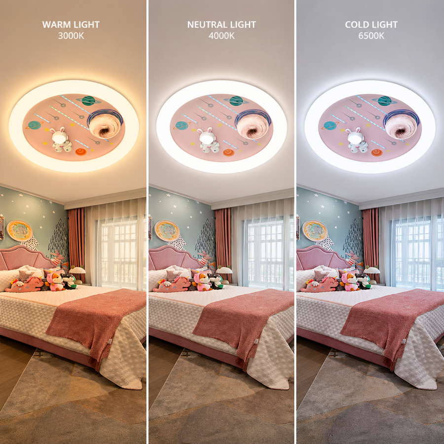 LED chandelier CONSTELATION 49W, Diameter 49cm, Cold/Warm/Neutral light, White Blue