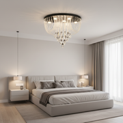 MAGE Crystal LED Chandelier Nobile, 22W, Warm/Neutral/Cold Light, Diameter 40cm, Shiny Chrome