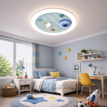 LED chandelier CONSTELATION 49W, Diameter 49cm, Cold/Warm/Neutral light, White Blue