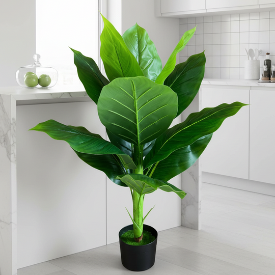 Musa Banana Type Artificial Plant, 100 cm, Green