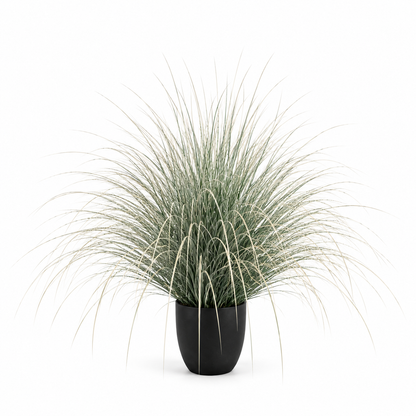 Artificial Fountain Type Grass Ornamental Plant, 110cm, Green and White, No Pot