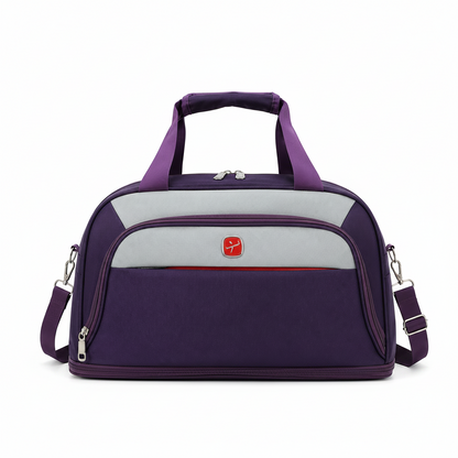 KHIVA Expandable Travel Bag, 40x20x25cm, Oxford, Purple