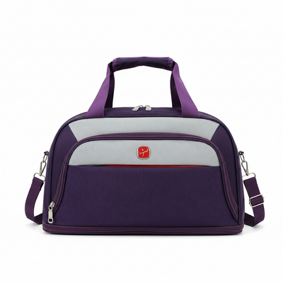 KHIVA Expandable Travel Bag, 40x20x25cm, Oxford, Purple