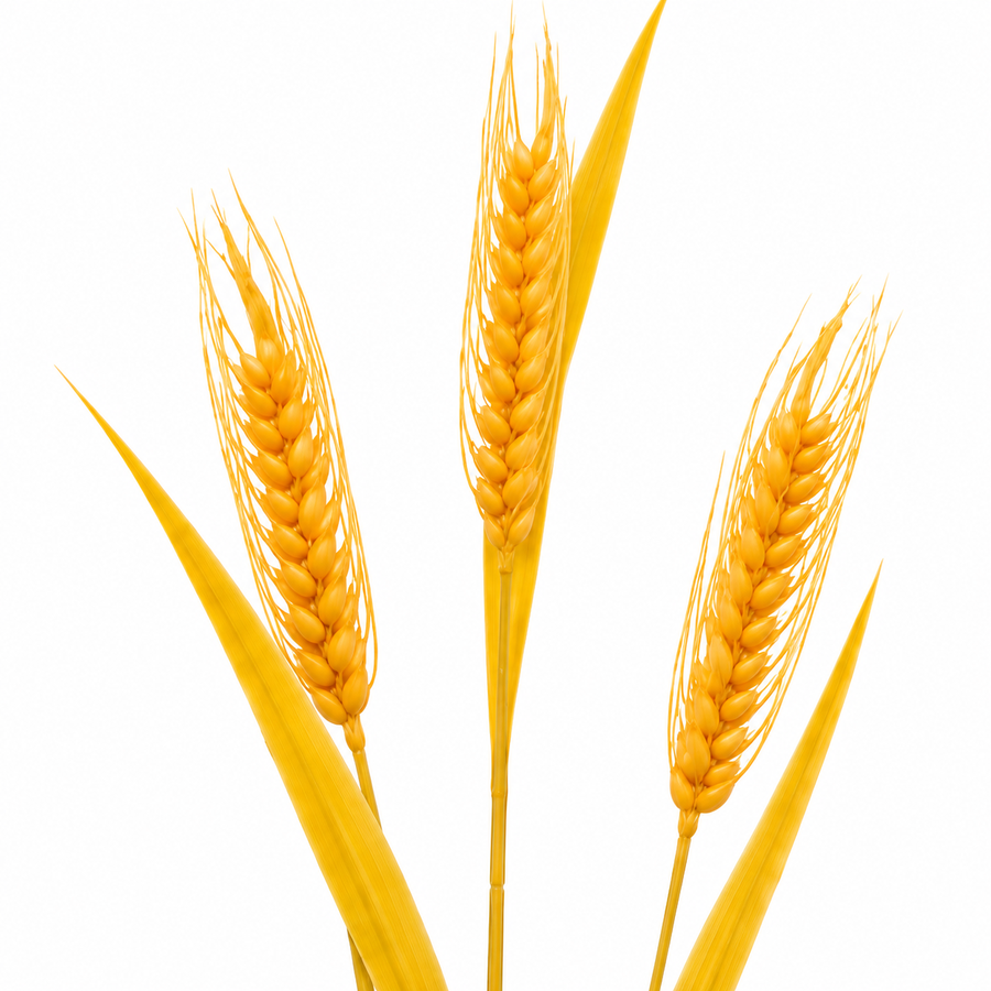 Artificial Plant Ornamental Grass, 83 cm, with 3 Wires, Wheat Spice, Yellow, No Pot