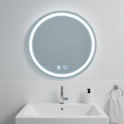 Round LED mirror, 60cm, Lucea Touch, Demister System, Dimmable