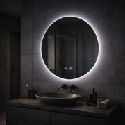 Round LED mirror, 70cm, Isolda, Touch, Demister system