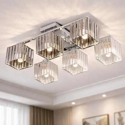 Georgian Chandelier 1x E27 Black