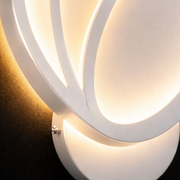 LED wall lamp Tulip 16W, Cold/Warm/Neutral Light 3000K/4000K/6000K, White, Metal and Acrylic