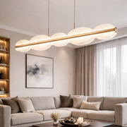 Suspended LED chandelier with remote control ISOTTA 105W, Cold/Warm/Neutral light 3000K/4000K/6000K, Dimmable, Adjustable height, Black and Silver, Metal and Crystal