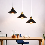 Hanging Chandelier, LV210/3L, 3*E27, Brown, Metal and Wire, Adjustable Height