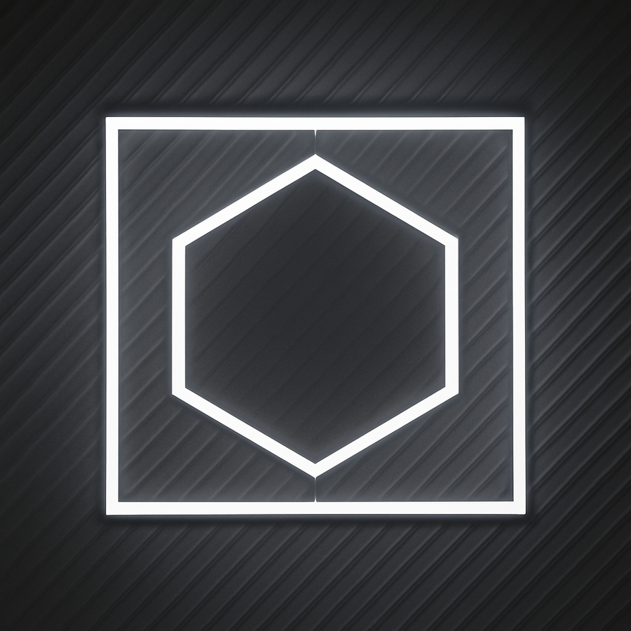 Honeycomb LED hexagons 1050mm X 1200mm