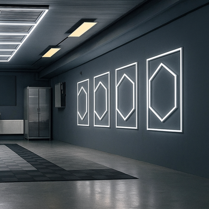 Honeycomb LED hexagons 1050mm X 1200mm