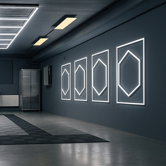 Honeycomb LED hexagons 1050mm X 1200mm