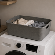 Laundry Basket, Grey