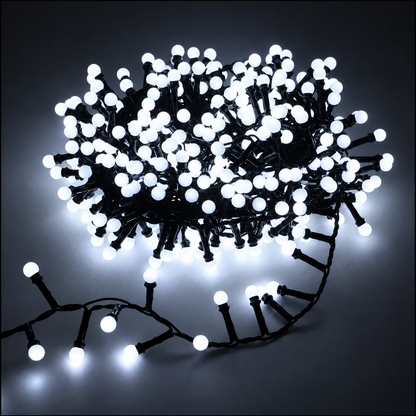 Linear Christmas Installation Type Mini Globes, Cold Light, 1000cm, 300 LEDs, IP44