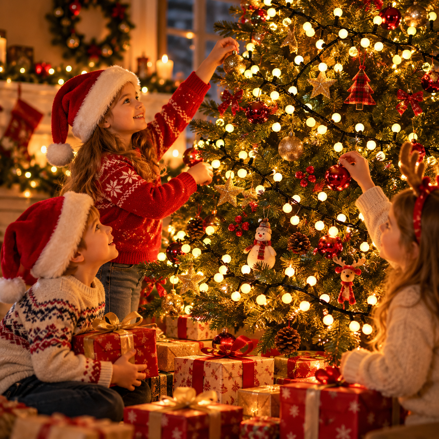 Linear Christmas Installation Type Mini Globes, Warm Light, 1000cm, 300 LEDs, IP44