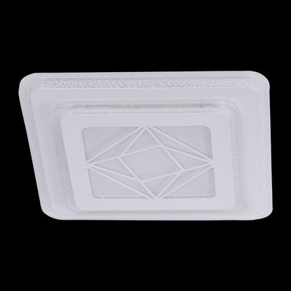 Lustra LED Amber, 30W, Alb, Acril, 4000K