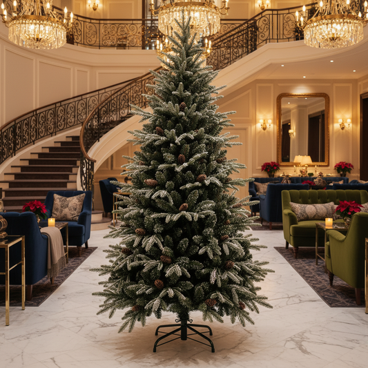 Artificial Christmas tree QAANAAQ, 180 cm, 808 tips, Green
