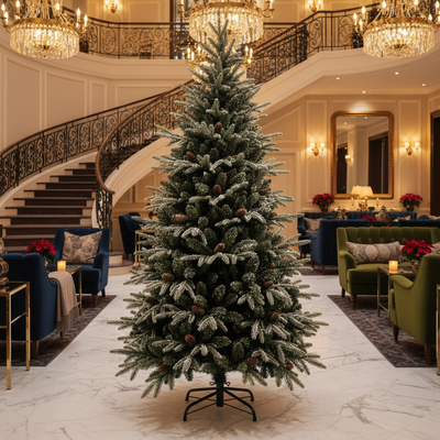 Artificial Christmas tree QAANAAQ, 180 cm, 808 tips, Green
