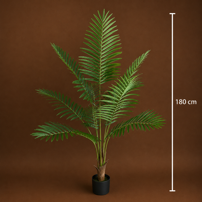 Decorațiune Howea Forsteriana, 180 cm, 10 frunze, Verde