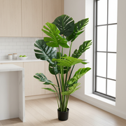 Decorațiune Monstrosa Deliciosa Artificial, Plastic, 160 cm, Verde
