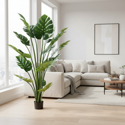 Decorațiune Monstrosa Deliciosa Artificial, Plastic, 180 cm, Verde