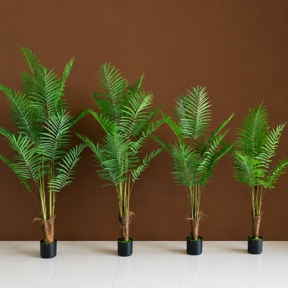 Decorațiune Roystonea Regia, 200 cm, 15 frunze, Verde