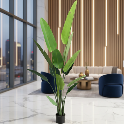 Decorațiune Strelitzia Nicolai, 250 cm, Verde