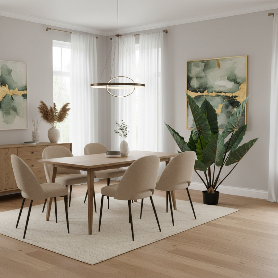 Decorațiune Strelitzia, Plastic, 120 cm, Verde