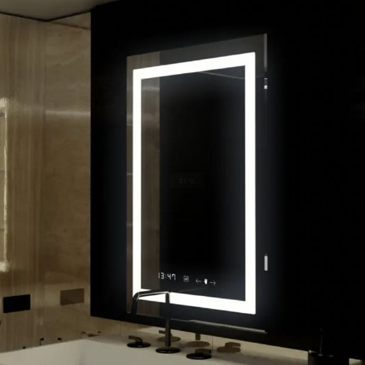 Mirror LED rectangular 50x70cm Insideus touch system disabilities